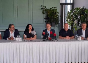 DAÜ-Sen, DAÜ-Per-Sen ve DAÜ-Bir-Sen, basın toplantısı düzenledi