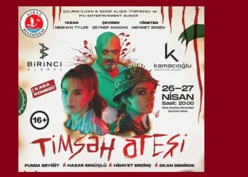 Hazar Ergüçlü, Timsah Ateşi oyunu ile Girne’de sahne alıyor..