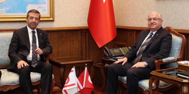 Dışişleri Bakanı Ertuğruloğlu, TC Milli Savunma Bakanı Yaşar Güler’i kabul etti