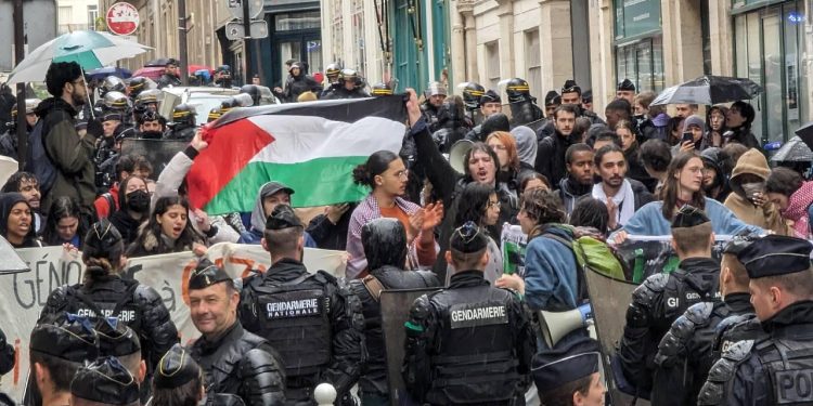 Fransa genelindeki liselerde yarın Gazzeye destek protestosu düzenlenecek