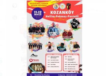 4. Kozanköy Hellim, Pekmez, Pastelli Festivali 11-12 Mayıs’ta yapılıyor