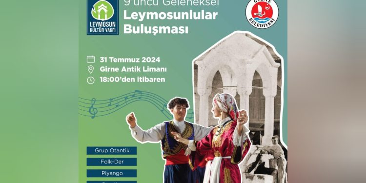 9. Geleneksel Leymosunlular Buluşması, 31 Temmuz’da Girne’de yapılıyor