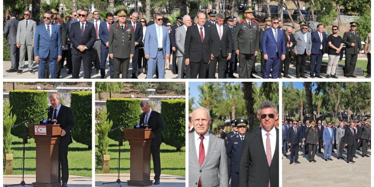 “15 Temmuz Demokrasi ve Milli Birlik Günü” nedeniyle Boğaz Şehitliği’nde tören düzenlendi