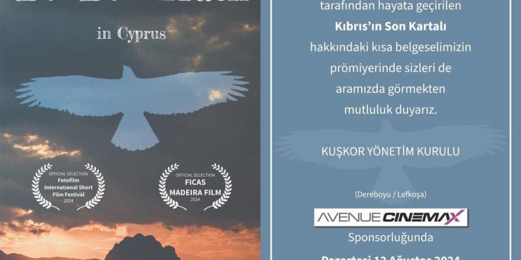 “Kıbrıs’ın Son Kartalı” belgeselinin prömiyeri bugün  yapılacak