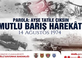 Türkiye Cumhuriyeti Milli Savunma Bakanlığı’ndan Kıbrıs Barış Harekatı paylaşımı
