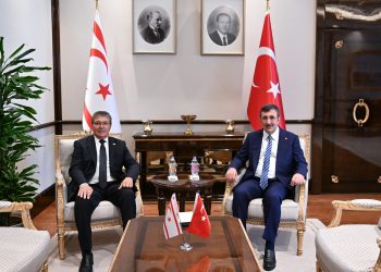 Başbakan Üstel, TC Cumhurbaşkanı Yardımcısı Yılmaz ile görüştü