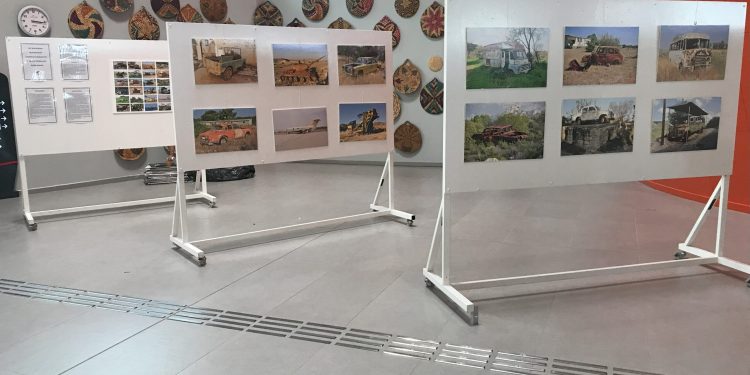 Ercan Havalimanı’nda Dağdoğan Sadrazam’ın “Kıbrıs’ın Hurdaları” fotoğraf sergisi açıldı