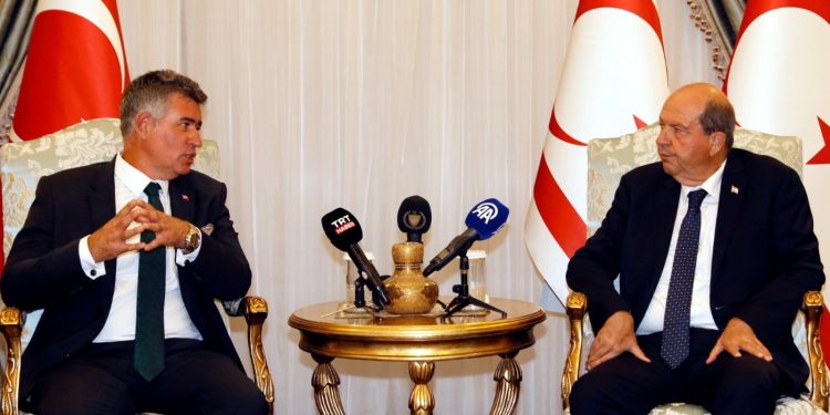 Feyzioğlu, Cumhurbaşkanı Tatar’a veda ziyaretinde bulundu