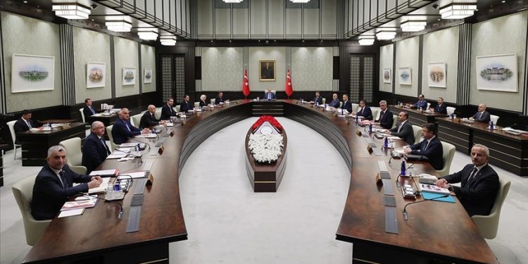 TC Cumhurbaşkanlığı Kabinesi Erdoğan başkanlığında toplandı