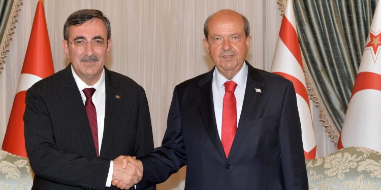 Cumhurbaşkanı Tatar, TC Cumhurbaşkanı Yardımcısı Yılmaz’ı kabul etti