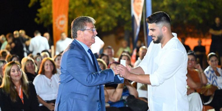 UBP Genel Başkanı, Başbakan Üstel, Lefke’de mazbata törenine katıldı