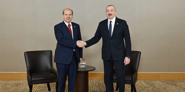 Cumhurbaşkanı Tatar, Azerbaycan Cumhurbaşkanı Aliyev ile Antalya’da görüştü