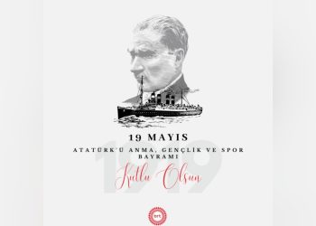 “19 Mayıs Atatürk’ü Anma Gençlik ve Spor Bayramınız kutlu olsun”