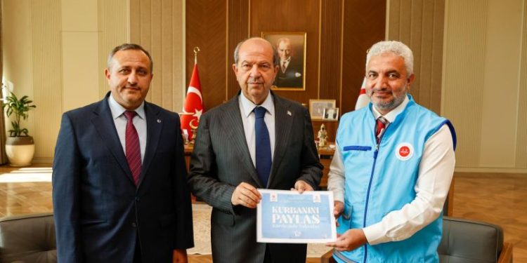 Tatar KKTC Din İşleri Başkanı Moral ve TC Lefkoşa Büyükelçiliği Din Müşaviri Vekili Doğanalp’i kabul etti