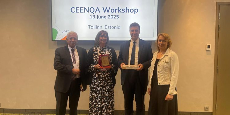 Prof. Dr. Hasan Ali Bıçak, CEENQA Yönetim Kurulu toplantısına katılarak panel yönetti