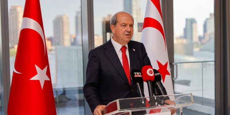 Cumhurbaşkanı Ersin Tatar, BM Merkezi’nde ve Türkevi’nde basın toplantısı düzenledi:“New York’ta altı yeni iş birliği önerisi sunduk, dört girişim için çalışmalara başlayacağız”