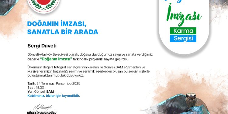 “Doğanın İmzası, Sanatla Bir Arada” karma sergisi yarın açılıyor