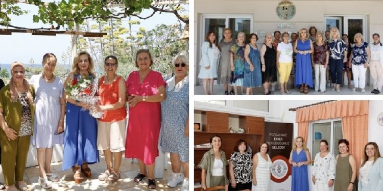 Sibel Tatar, Kuzey Kıbrıs Kadın Örgütleri Ağı’na bağlı dernekleri ziyaret etmeye devam ediyor