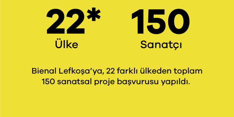 Bienal Lefkoşa’ya 22 ülkeden 150 başvuru yapıldı