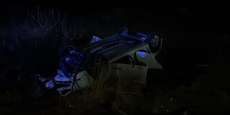 Girne’de Kaza: Araç Takla Attı, İki Yaralı