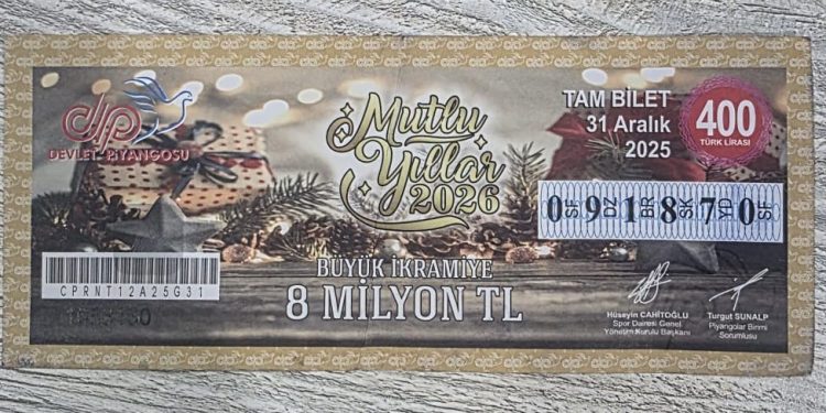 8 Milyon TL’lik Büyük İkramiye Talihliye Teslim Edildi