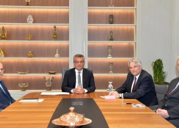 Erhürman, Almanya Büyükelçisi Hans-Peter Jugel’i Kabul Etti