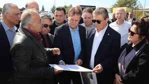 Başbakan Üstel, İskele-Boğaz Yolu proje alanında incelemelerde bulundu