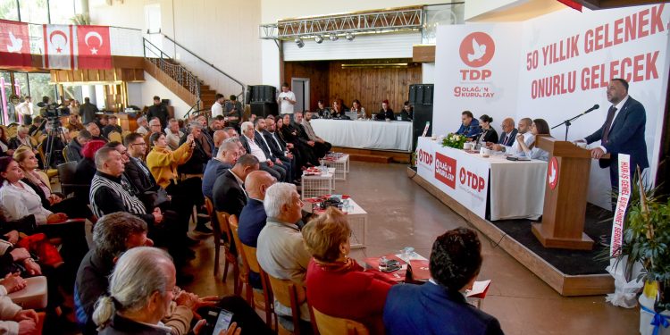 TDP’nin 9’uncu Olağan Kurultayı…Başkanlığına yeniden Zeki Çeler seçildi