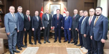 Öztürkler, MÜSİAD heyetini kabul etti: KKTC’nin tanıtımı ve bölgesel gelişmeler ele alındı