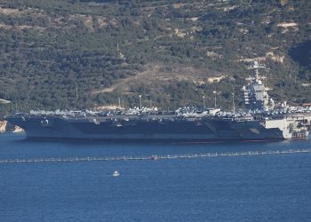 ABD’nin en büyük uçak gemisi “USS Gerald R. Ford” Kızıldeniz’e ulaştı