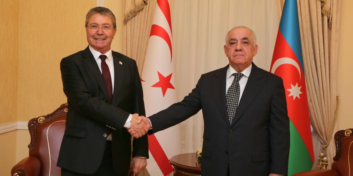 Başbakan Üstel, Bakü’de Azerbaycan Başbakanı Asadov ile görüştü