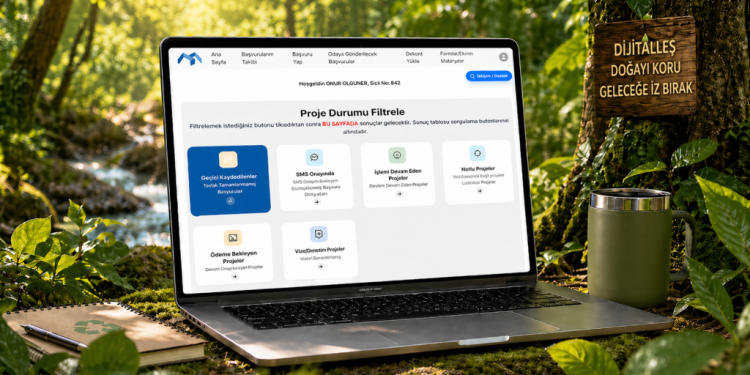 Dijital Vize Teslim Portalı ile 188 ağacın kesilmesi önlendi