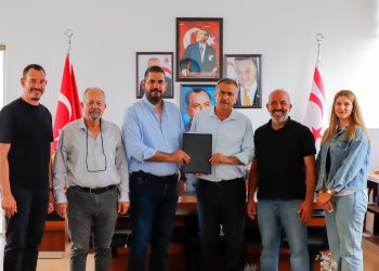 Gazimağusa’da kanalizasyon hatları yapım işleri ihalesinde imzalar atıldı