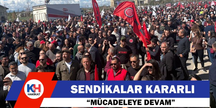 Sendikalardan Genel Grev ve eyleme devam karar