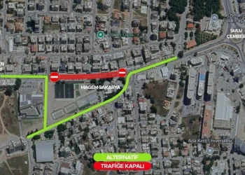 Sakarya kavşağı ile Zorbalar Sokak dönüşü arasındaki güzergâh yarından itibaren trafiğe kapatılacak