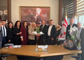 KKTC Adanalılar Kültür Dayanışma ve Aktivite Derneği heyeti Tuğlu’yu ziyaret etti