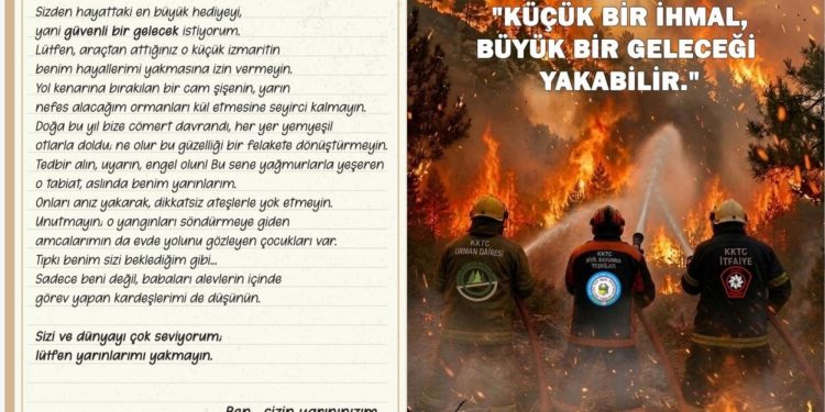 Sivil Savunma’dan “Yangın Mektubu” ile farkındalık çağrısı