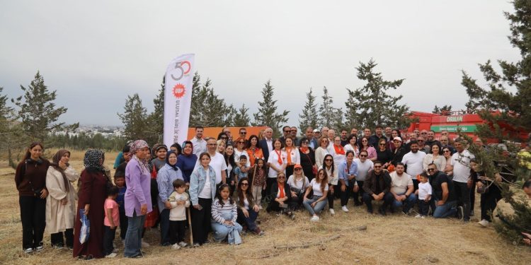 UBP 50. Yıl Ormanı’na Fidanlar Dikildi