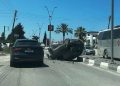 Girne’de korkutan kaza