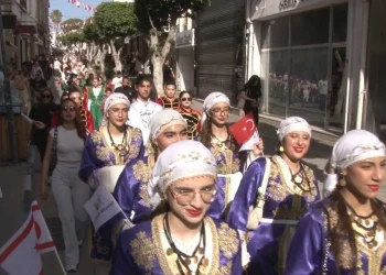 Girne’de 19 Mayıs Atatürk’ü Anma Gençlik ve Spor Bayramı kapsamında “Gençlik Şöleni” düzenlendi