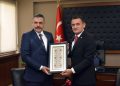 Oğuz, mevkidaşı Çiftçi ile görüştü: İş birliğimiz devam edecek