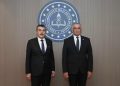 Bakan Çavuşoğlu mevkidaşı Tekin ile bir araya geldi