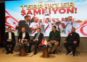 Üstel, CONIFA EURO 2026 şampiyonu KKTC A Milli Futbol Takımı’nı kabul etti: Özlediğimiz başarı geldi
