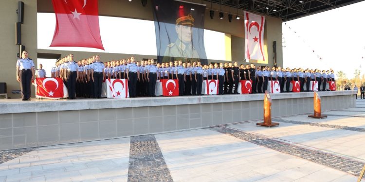 175 polis ve 25 itfaiye memuru yemin ederek göreve başladı