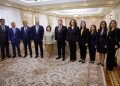 Öztürkler, Azerbaycan Milli Meclisi Başkanı Gafarova ile görüştü