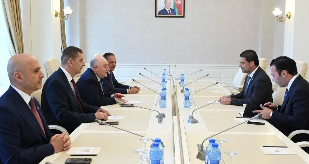 Savaşan, Azerbaycan Milli Meclisi’nde Musa Guliyev ile görüştü
