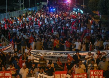 Ankara’da 15 Temmuz dolayısıyla kortej düzenlendi