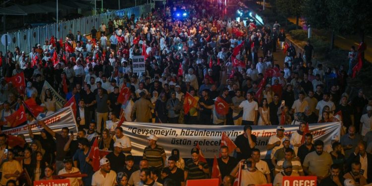 Ankara’da 15 Temmuz dolayısıyla kortej düzenlendi