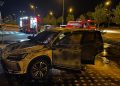 Şarjdaki elektrikli otomobilde yangın ve patlama
