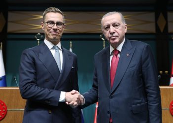 Cumhurbaşkanı Erdoğan, Finlandiya Cumhurbaşkanı Stubb ile bir araya geldi